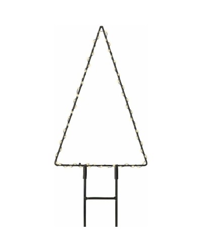 Lumineo Christmas Tree Light Decoration 18 x 27 cm Metal with MicroLEDs
